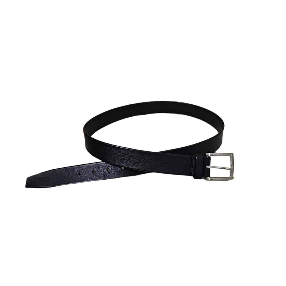 Mens John W Nordstrom Black Leather Belt